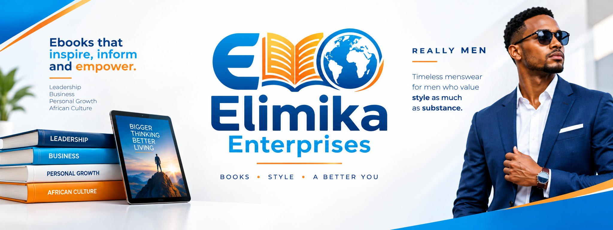 Ebooks and menswear — curated with purpose.